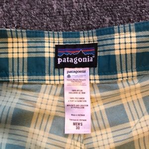 Patagonia | Shorts | Greenyellow Patterned Patagonia Shorts | Poshmark